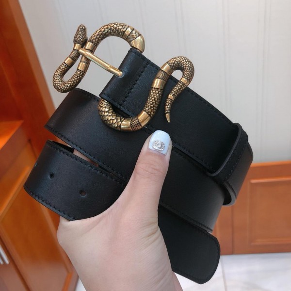 Replica Gucci Snake Golden buckle belt ASS02312