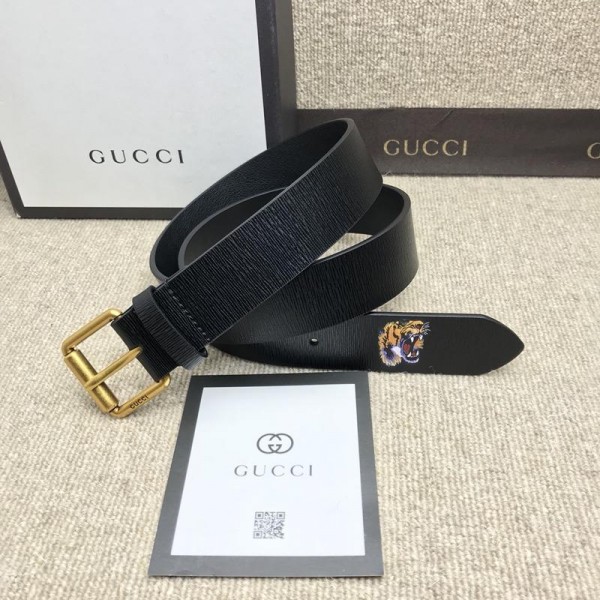 Replica Gucci Gold Reversible buckle belt ASS02361