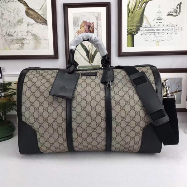 Replica Gucci cream canvas travel bag GC06BM075