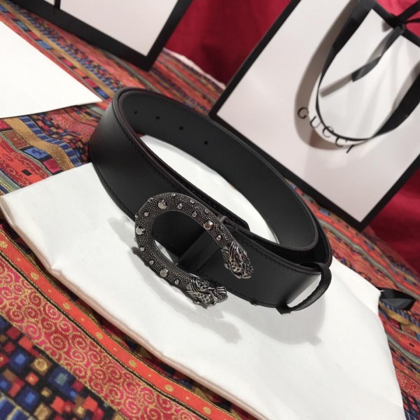 Replica Gucci Silver Snake logo Buckle belt ASS02373