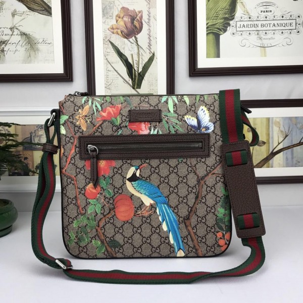 Replica Gucci parrot decorated messenger bag GC06BM077