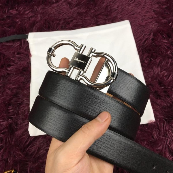 Replica Ferragamo Silver belt ASS02233