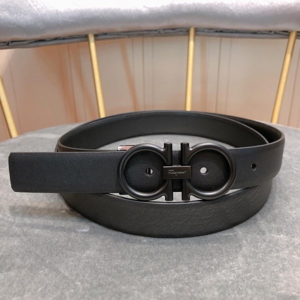 Replica Grey Ferragamo Men's buckle belt ASS02113