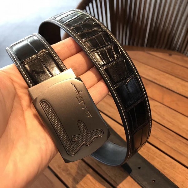 Replica F-Ferragamo silver belt ASS02145