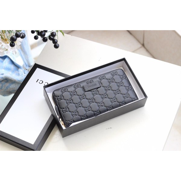 Replica Gucci simple black golden metal ware wallet GC06BM065