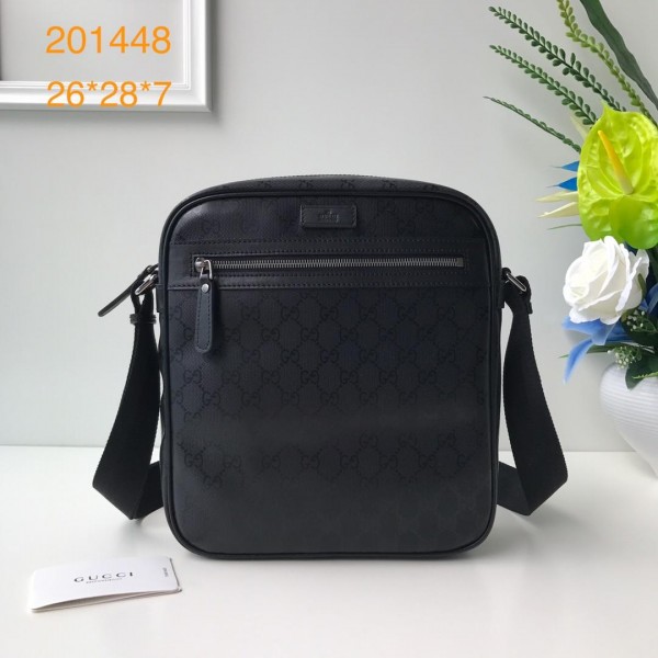 Replica Gucci black messenger bag GC06BM108