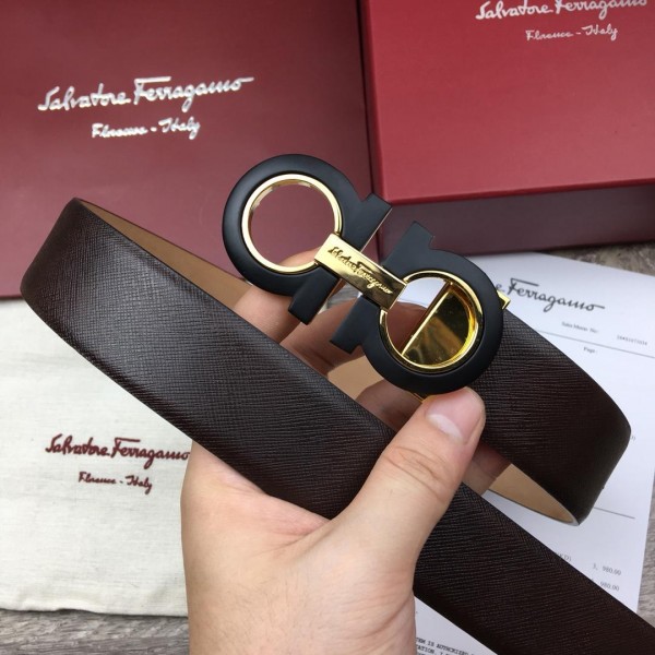 Replica Black Gold buckle belt ASS02201