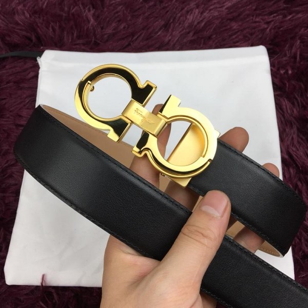 Replica Golden Ferragamo belt ASS02227