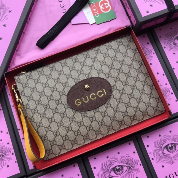 Replica Gucci brown canvas purse GC07WM039