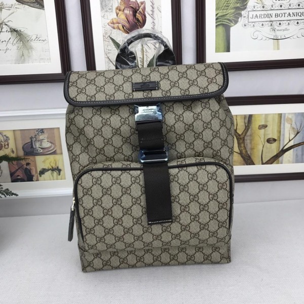 Replica Gucci brown canvas back pack GC06BM103