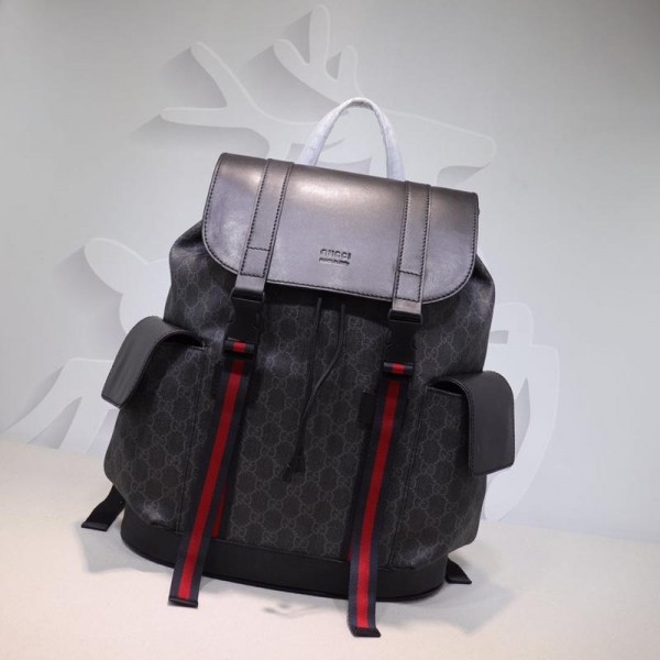 Replica Gucci graphite colored back pack GC06BM159