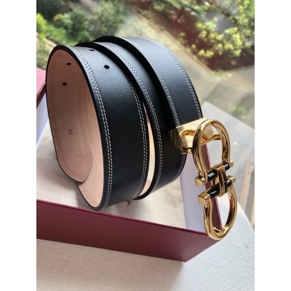 Replica Golden Ferragamo belt ASS02114