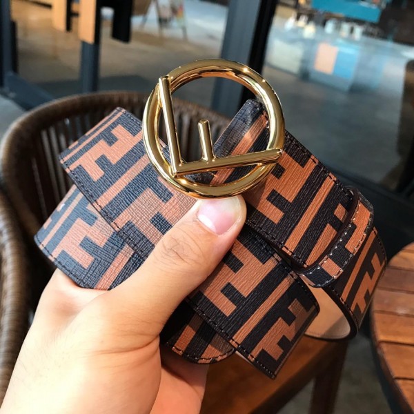 Replica Silver Fendi buckle belt ASS02057