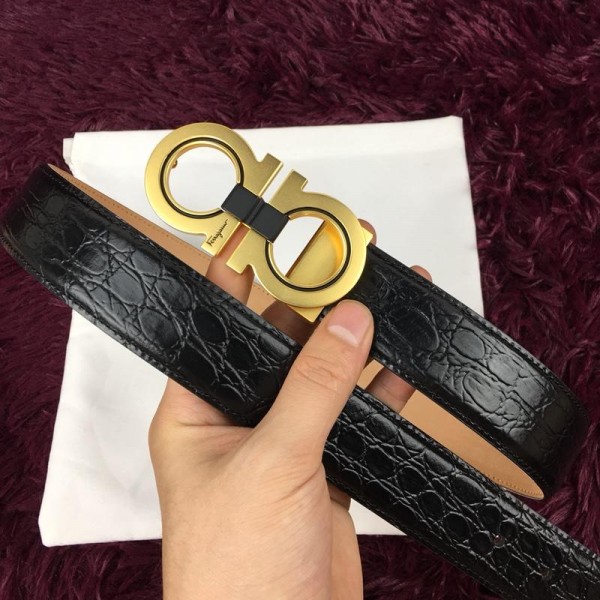 Replica Golden Buckle Ferragamo buckle belt ASS02175