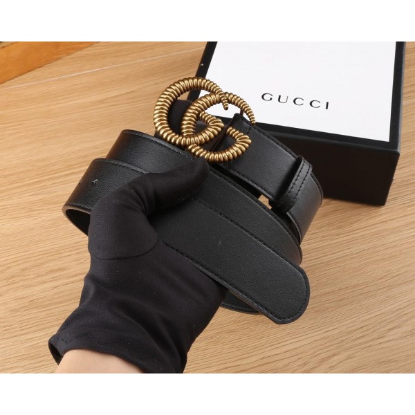 Replica Gucci GG Gold Buckle Belt ASS02382