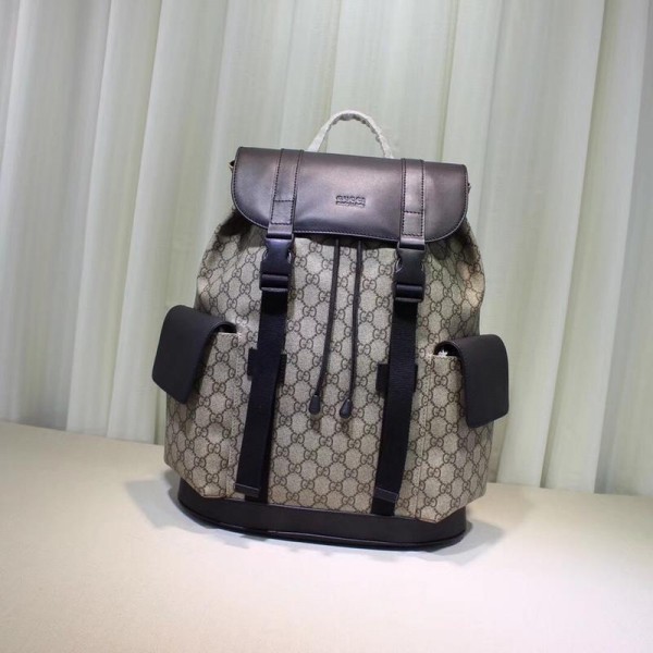 Replica Gucci brown back pack with black flaps GC06BM158