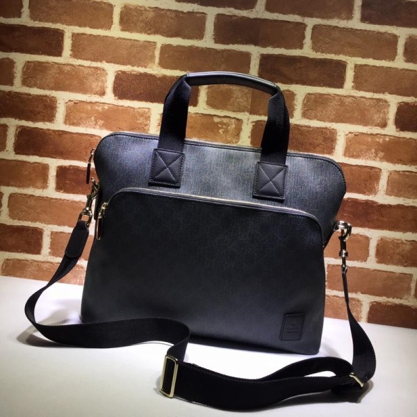 Replica Gucci canvas black dual carrier option bag GC06BM088