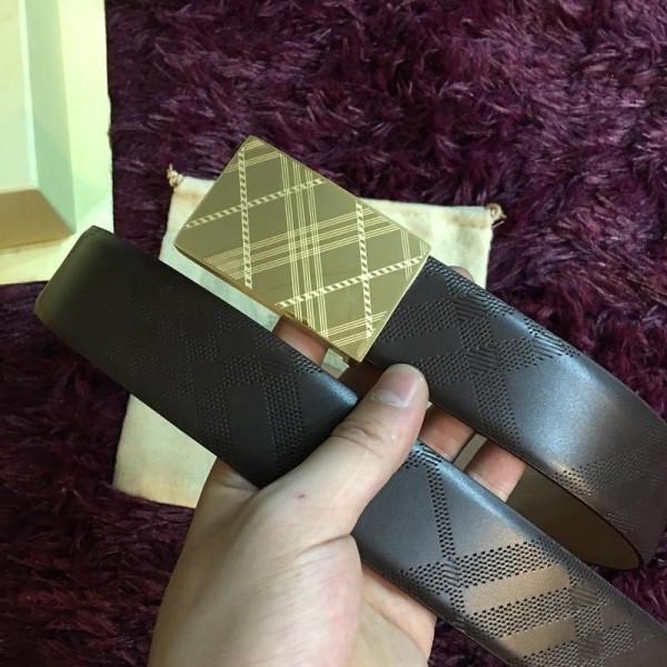 Replica Gold-Burberry buckle belt ASS02031