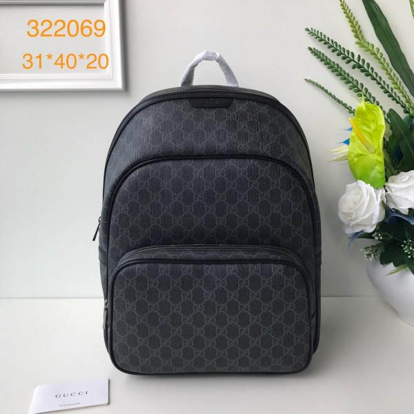 Replica Gucci black back pack GC06BM118