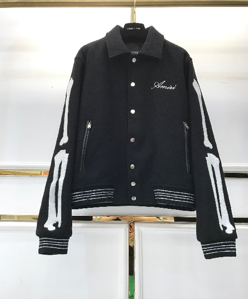 Replica AMIRI BONES Jackets in Black