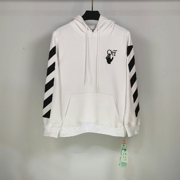 Replica Off-White Hoodie Degradé Arrows in Black