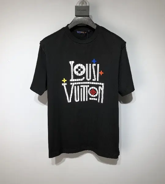 Replica LOUIS VUITTON 2022 New Mosaic printing T-shirt