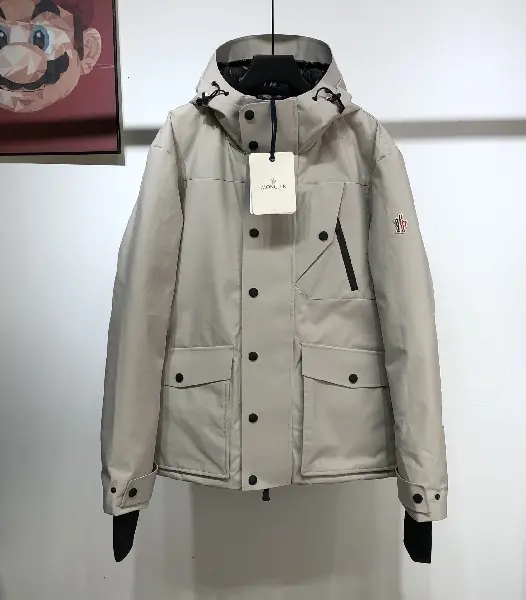 Replica Moncler Down Jacket in Cream