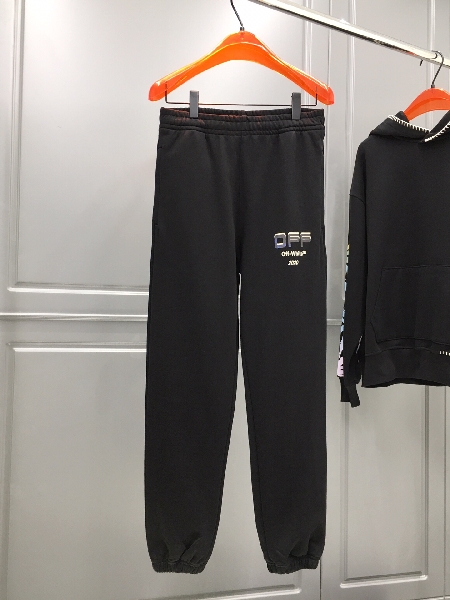 Replica Off-White Pants Cotton in Black