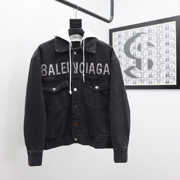 Replica Balenciaga Jacket Tracksuit Hoodie Black