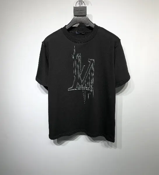 Replica LOUIS VUITTON 2022 New embroid T-shirt