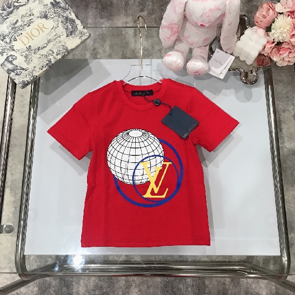 Replica LV New Letter Printing Children's T-shirt