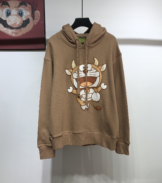 Replica Gucci Hoodie Doraemon Sweatshirt in Brown