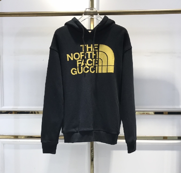 Replica Gucci & The North Face Hoodie Cotton in Black