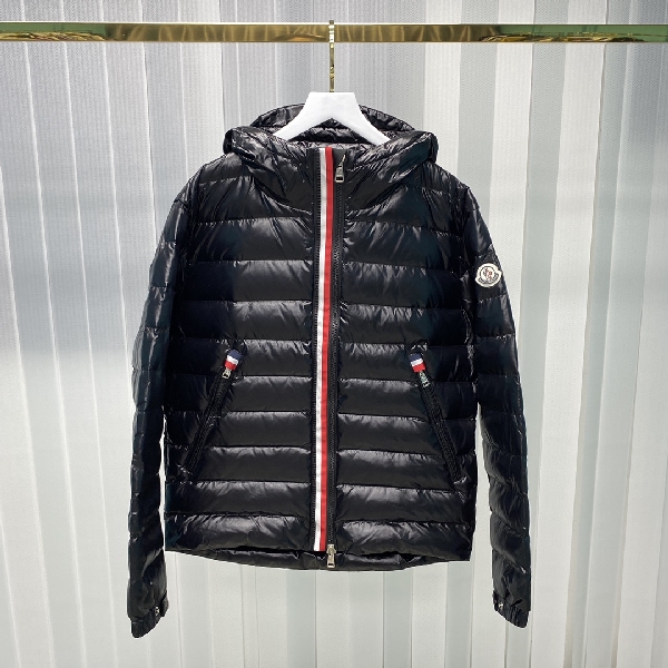 Replica Moncler Down Jacket White Duck Down in Black