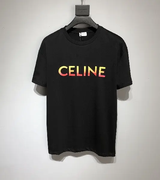 Replica CELINE 2022SS new arrival T-shirt in black