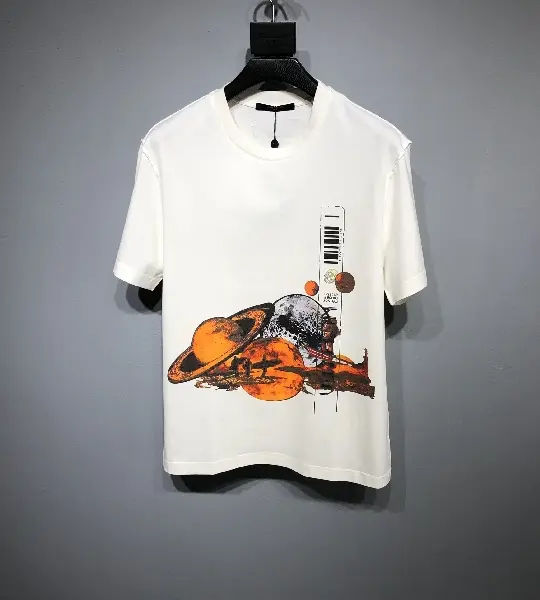 Replica Louis Vuitton 2022 Space Printing T-shirt