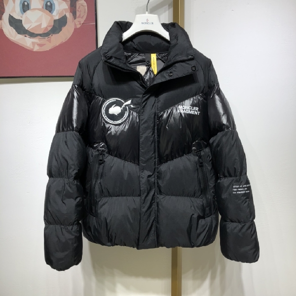 Replica Moncler Down Jacket White Duck Down in Black