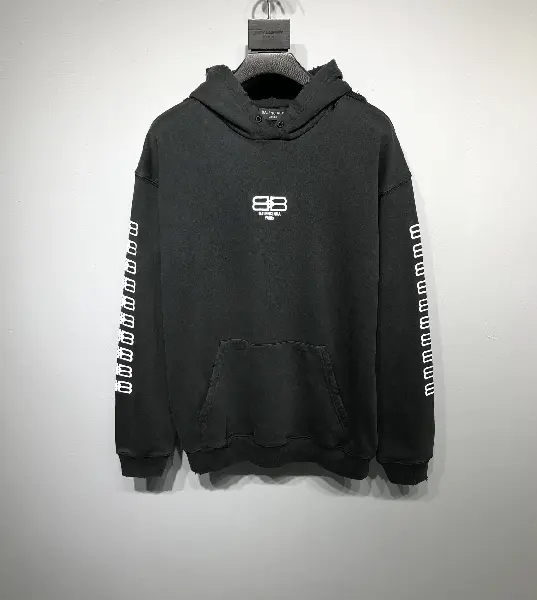 Replica BALENCIAGA 2022FW NEW hoodies in black