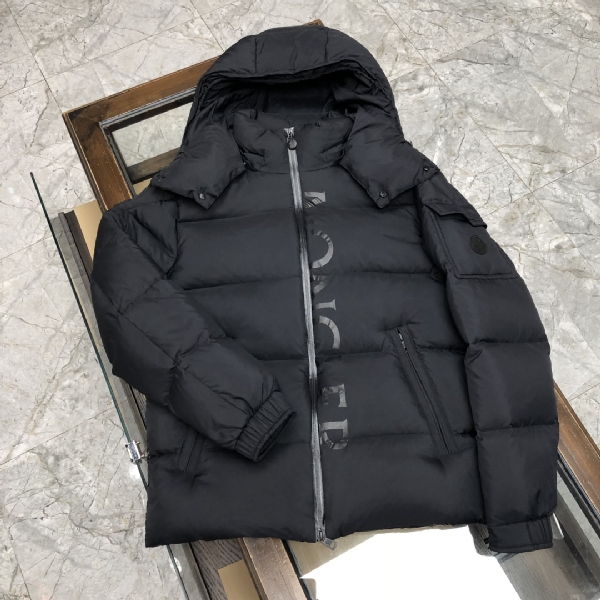 Replica Moncler Down Jacket White Duck Down in Black