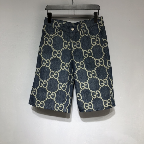 Replica GUCCI 2022SS GG Denim shorts