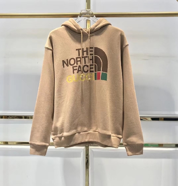 Replica Gucci & The North Face Hoodie Cotton in Brown