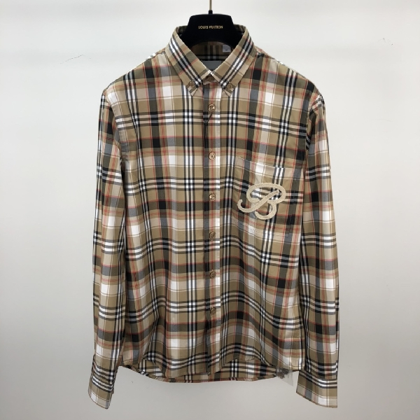 Replica Burberry Shirt Check Cotton Poplin