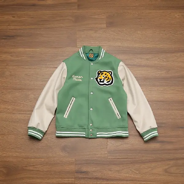 Replica Givenchy 2022 new human made varsity jacket in green