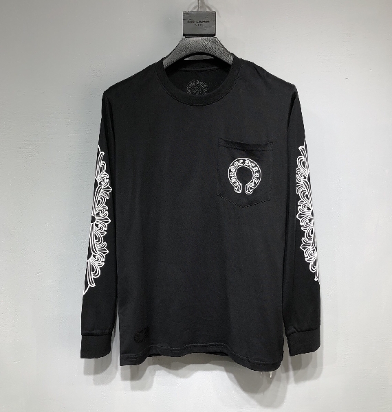 Replica Chrome Hearts Printing T-shirt Long Sleeve