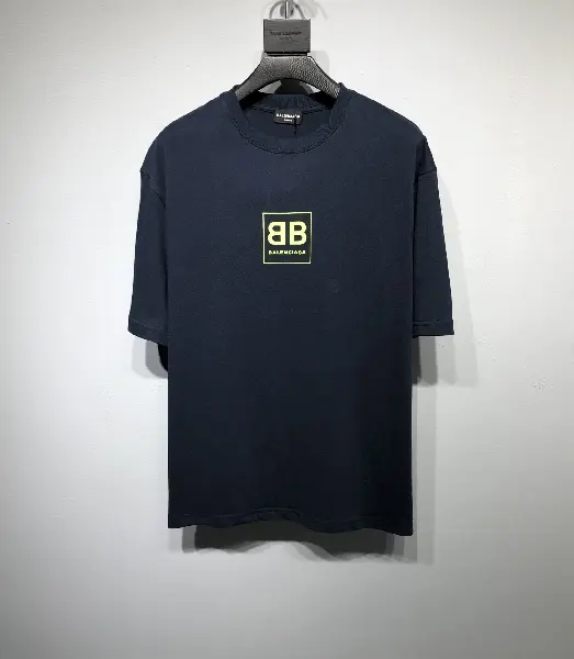 Replica BALENCIAGA 2022SS fashion T-shirt in blue