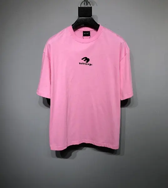 Replica BALENCIAGA 2022SS fashion T-shirt in pink