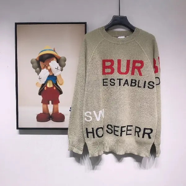 Replica BURBERRY 2022FW fashion sweater in khaki