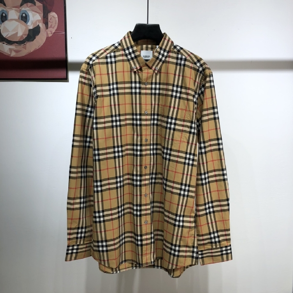 Replica Burberry Shirt Check Cotton Poplin