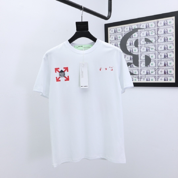 Replica Off-White T-shirt Caravaggio Arrows S in White