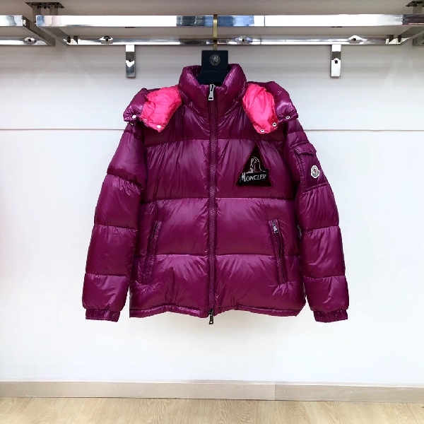 Replica Moncler Down Jacket White Duck Down in Purple